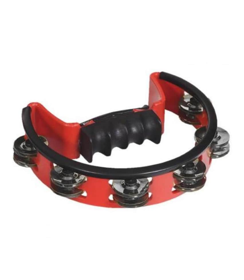 Buy Stagg Cutaway Plastic Tambourine with 16 Jingles- BLACK